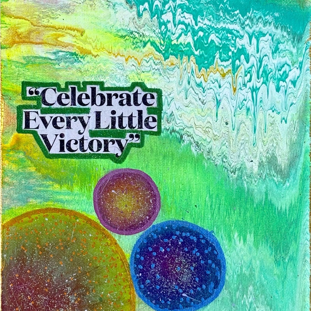 1 of 1 Original Art by Acrylic Melody. Abstract Art Canvas